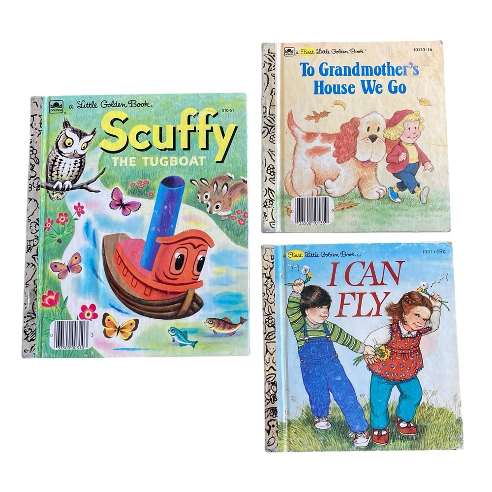 VTG Golden Books Lot of (3)